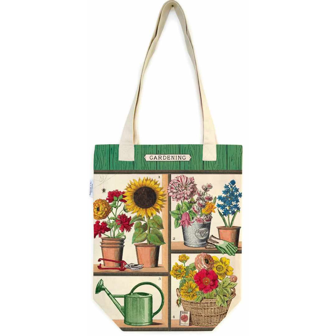 Vintage Gardening Tote Bag