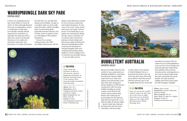 Under the Stars Camping : Australia & New Zealand