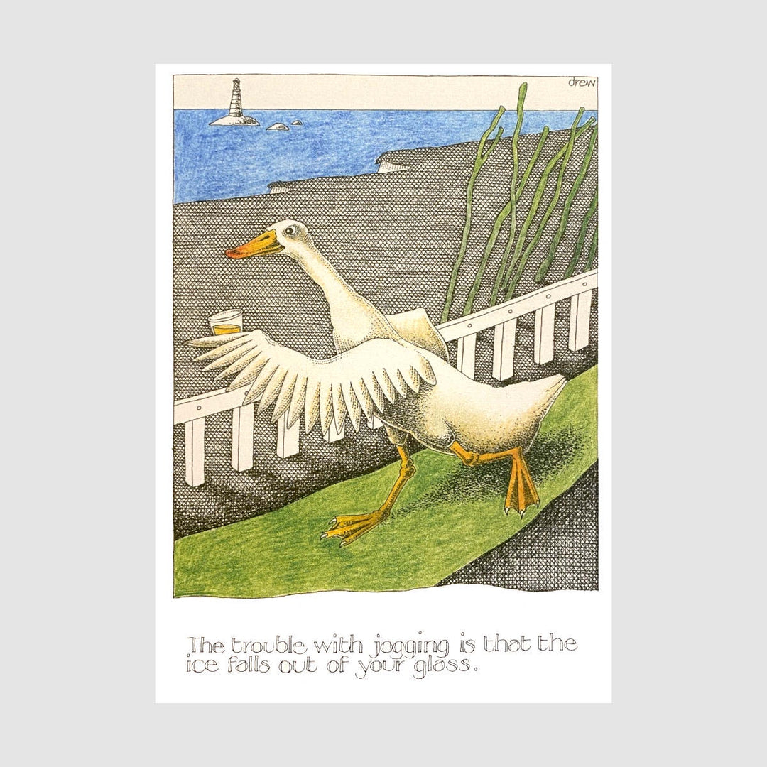 Simon Drew Card -  Jogging