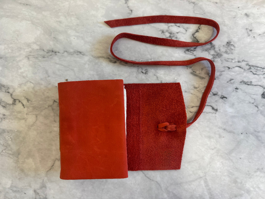 Medioevo  Leather Journal - Red Small