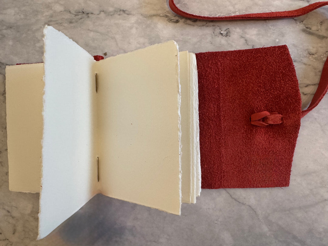 Medioevo  Leather Journal - Red Small