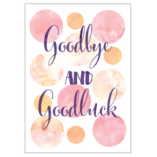 Candle Bark Creations Large Card - Sunset Goodbye