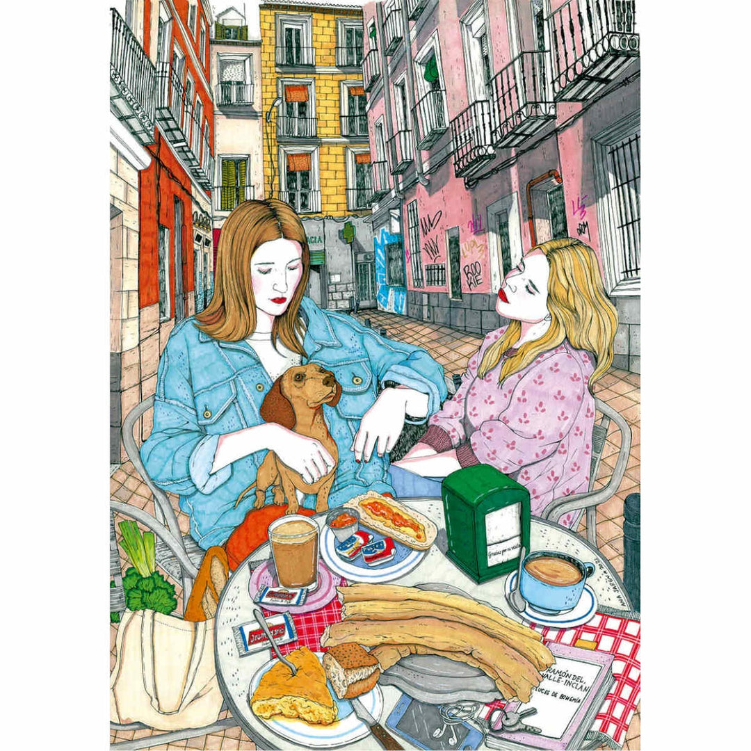 Ana Jarén Large Print - Breakfast in Malasaña