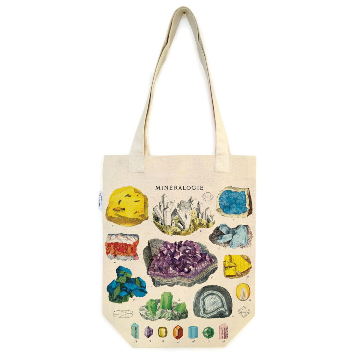 Vintage Tote Bag - Cavallini & Co.- Mineralogy