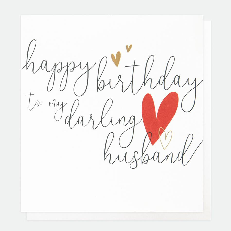 Card - Darling Husband Birthday
