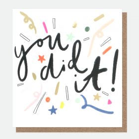 Lovely News Card - You Did It