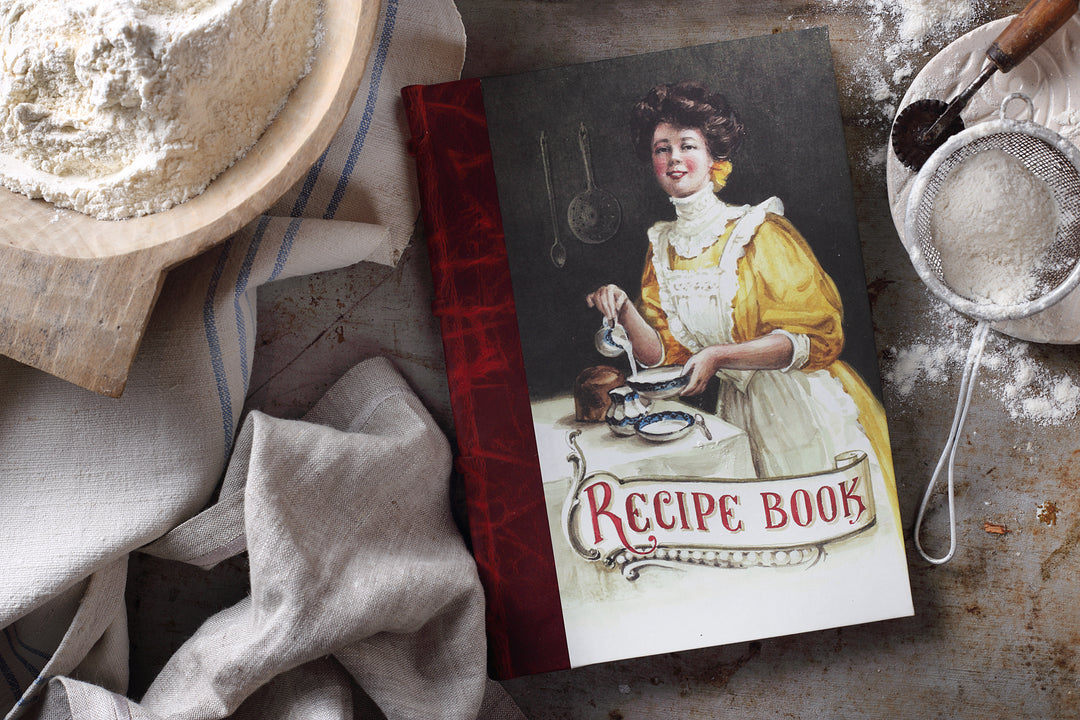 Handcrafted Recipe Journal - Elegant Lady
