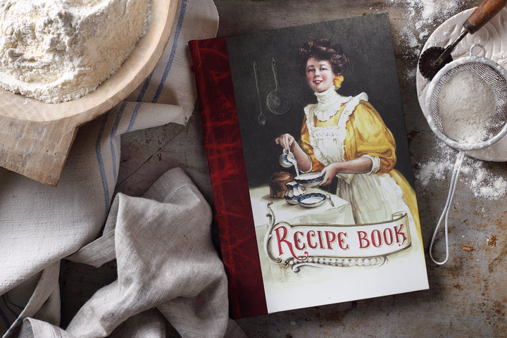 Handcrafted Recipe Journal - Elegant Lady