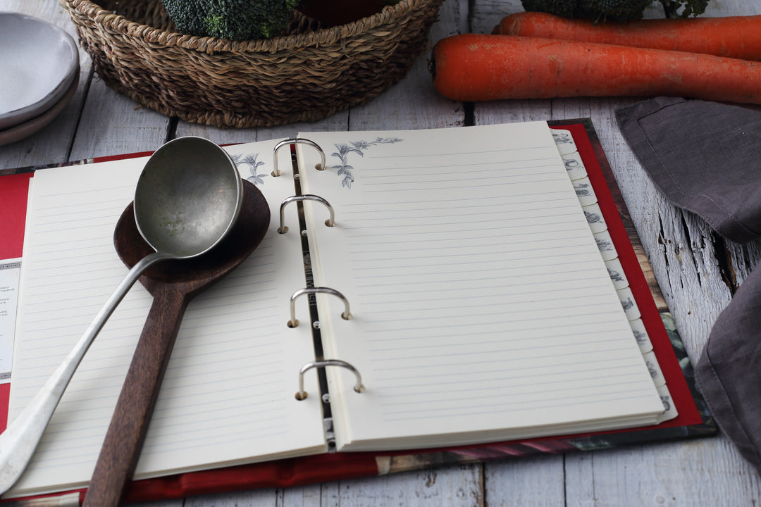 Handcrafted Recipe Journal - Elegant Lady