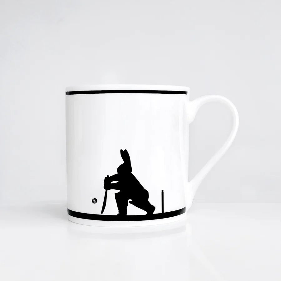 HamMade Fine China Mug - Cricket Rabbit