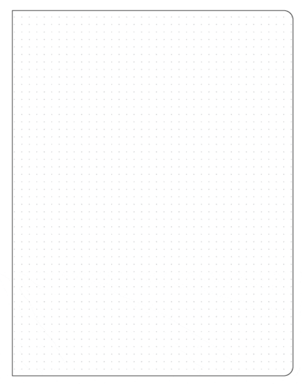 Decomposition Book - Large Notebook - Dot Grid - Pineapples