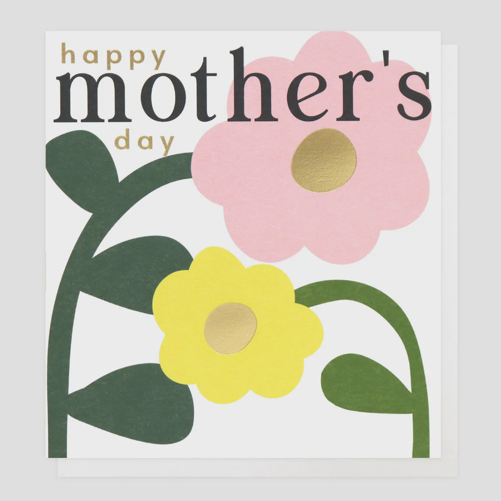Card - Happy Mothers Day Floral Circle