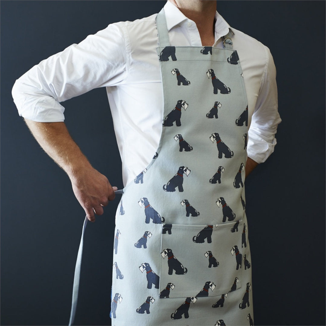 Sweet William Apron - Grey Schnauzer