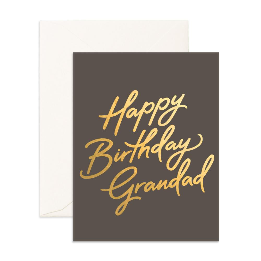 Fox & Fallow Card - Happy Birthday Grandad