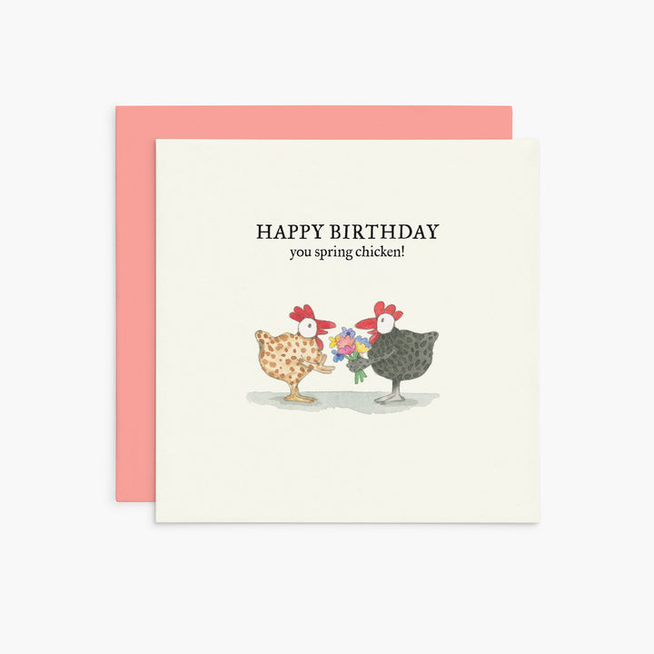 Card - Happy Birthday You Spring Chicken