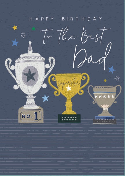 Halcyon Card - Best Dad Trophies