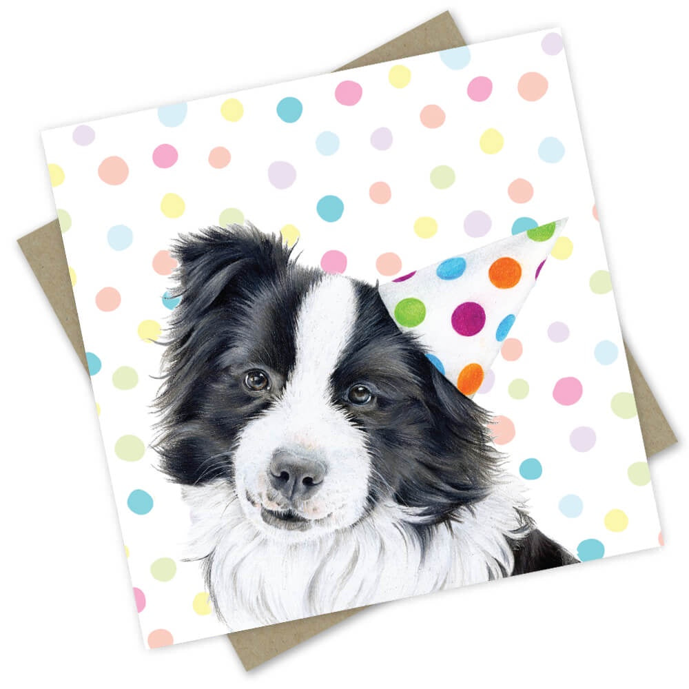 PopcornBlue Card - Bennie The Border Collie