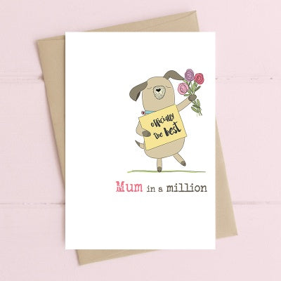 Words of Wisdom Card - Mother's Day - Mum in a Million