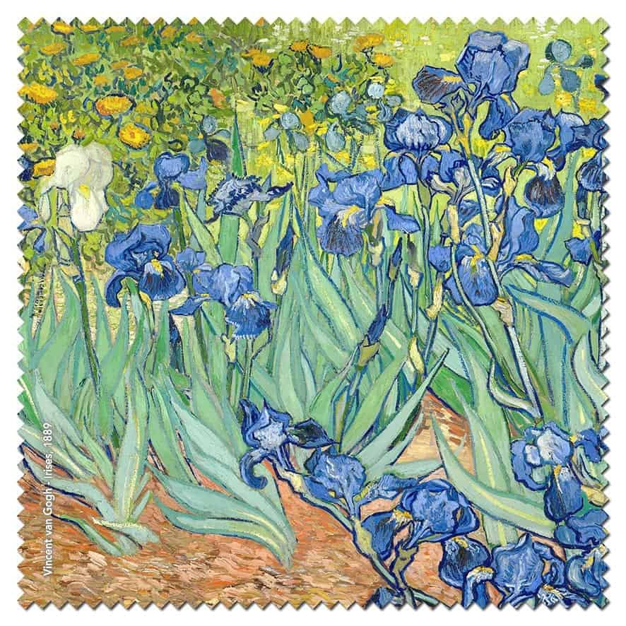 Microfibre Cleaning Cloth - Irises by Vincent Van Gogh