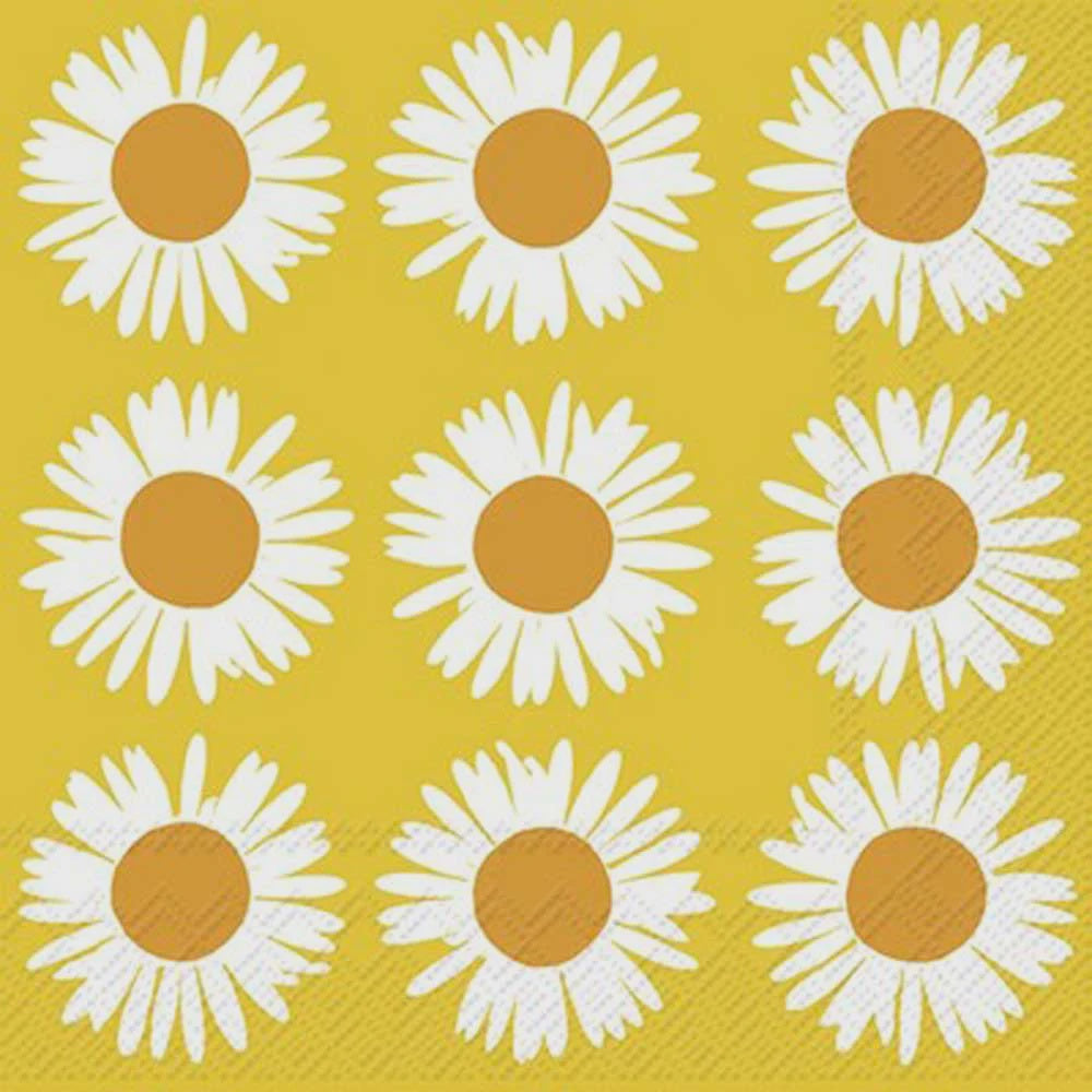 IHR Lunch Napkins - Marimekko Auringonkukka (sunflower)