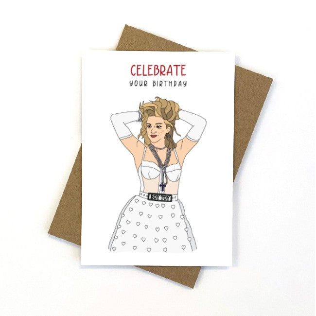 Birthday Card - Madonna - Candle Bark Creations