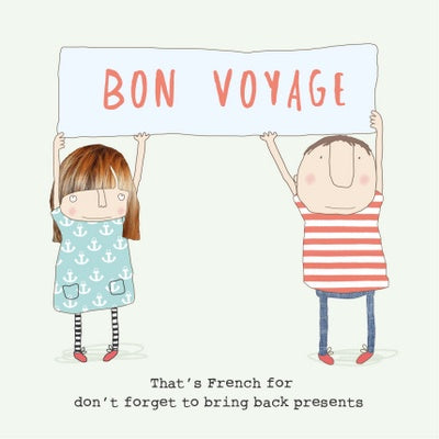 Rosie Made A Thing Card - Bon Voyage Presents
