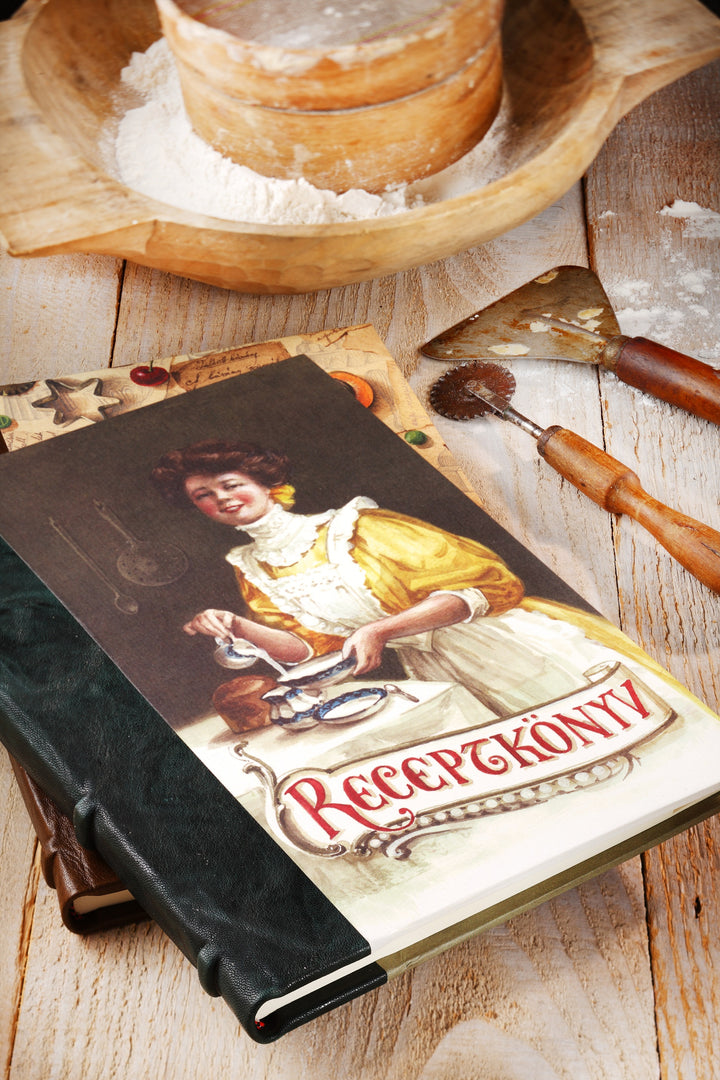 Handcrafted Recipe Journal - Elegant Lady