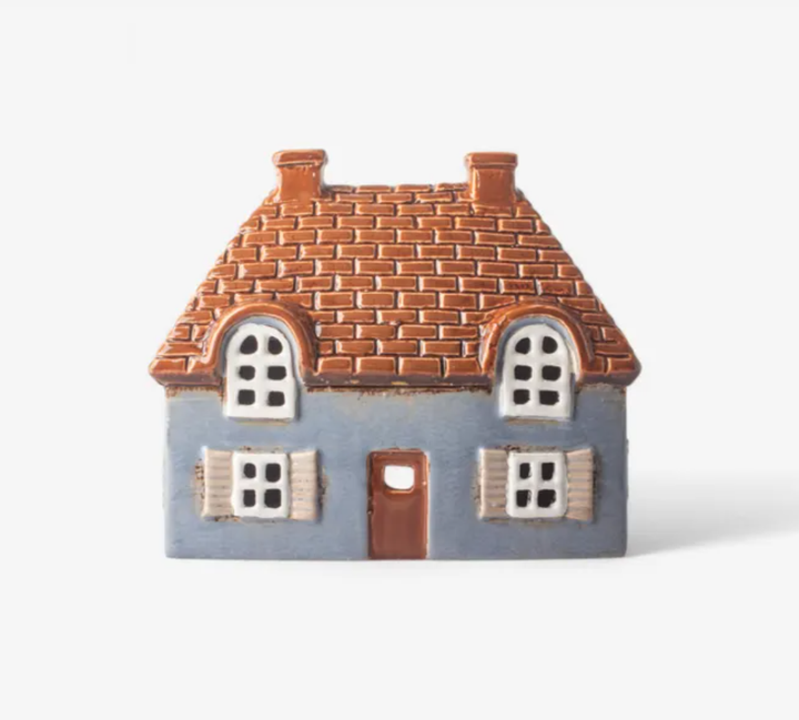 Cotswold Tea Light Cottage Blue