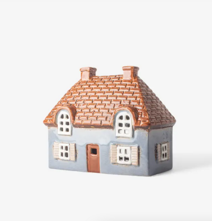 Cotswold Tea Light Cottage Blue