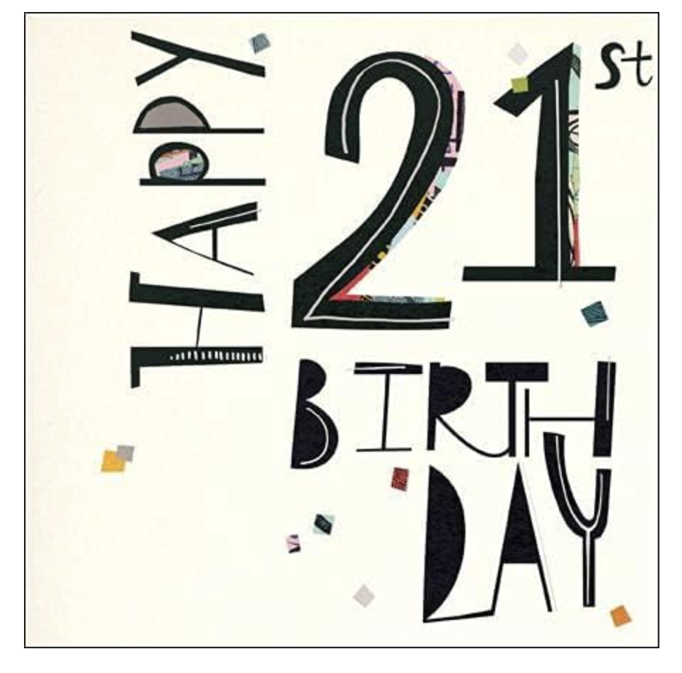 Mambo Card - Happy 21st Birthday