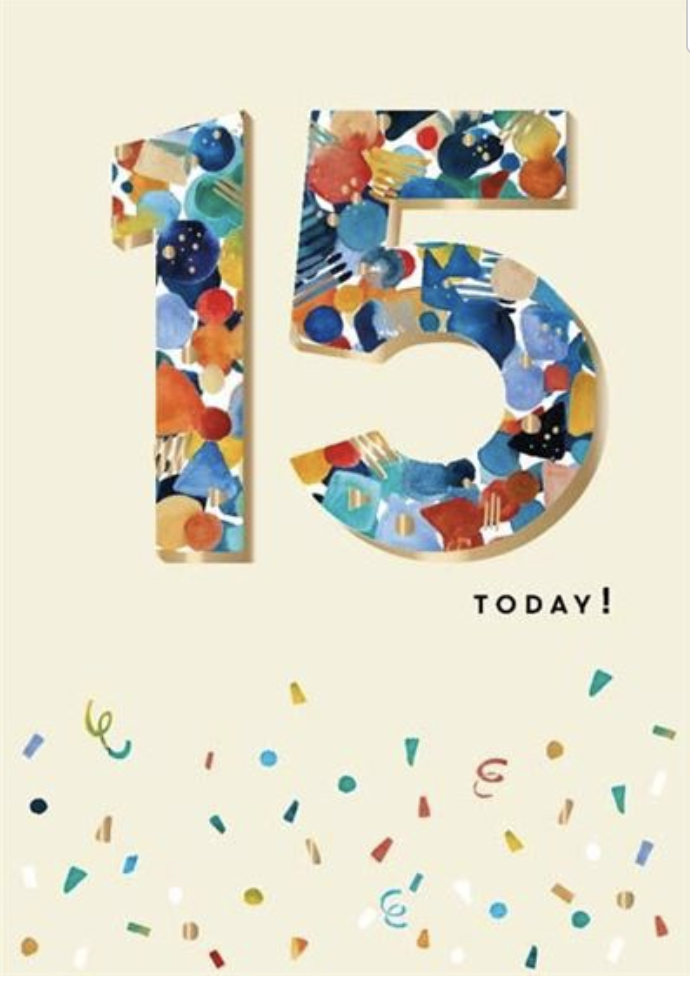 Ling Design Card - 15 Today