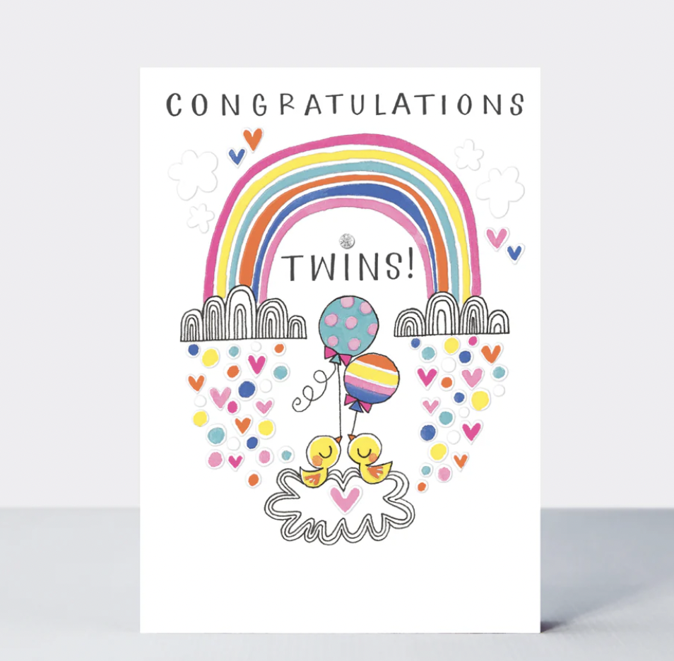 Blue Skies Card - Twins