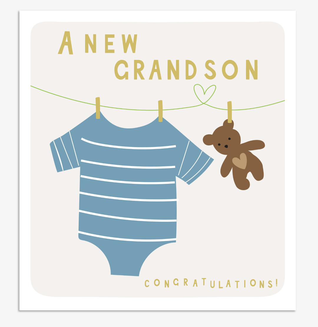 Fizz Card - A New Grandson