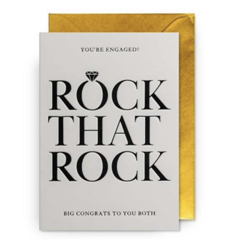Postco Card - Rock That Rock Engagement