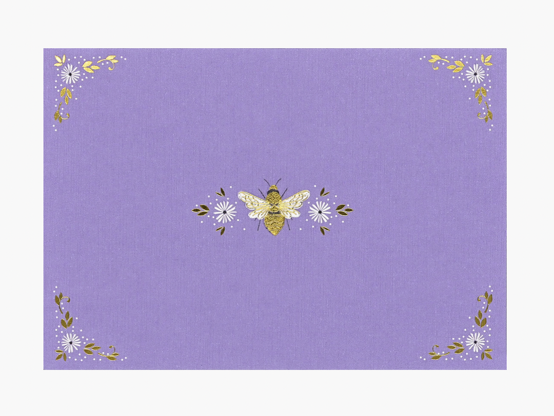 Boxed Everyday Note Cards - Florentine Bee