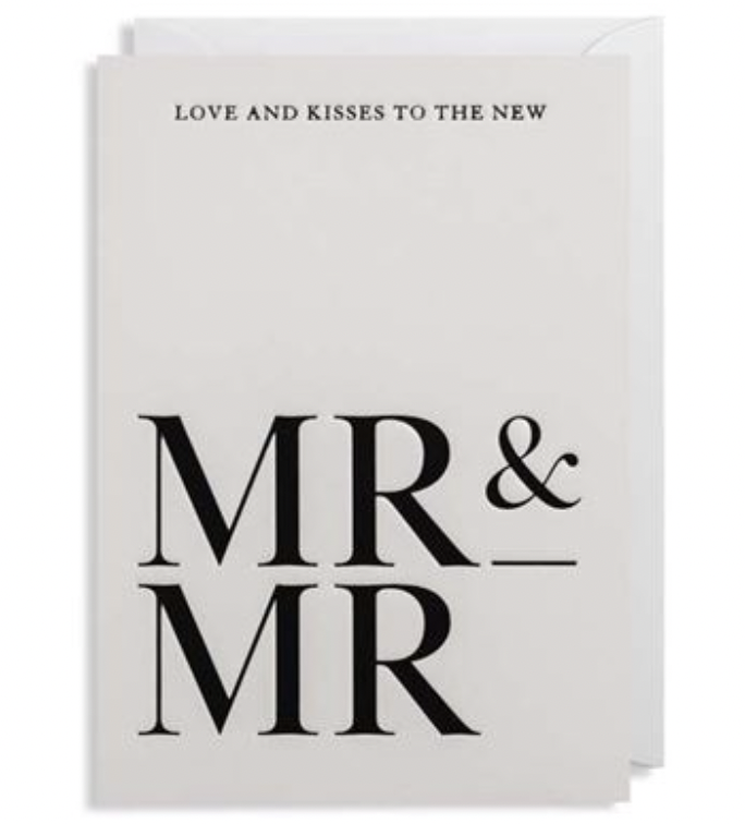 Card - New Mr and Mr