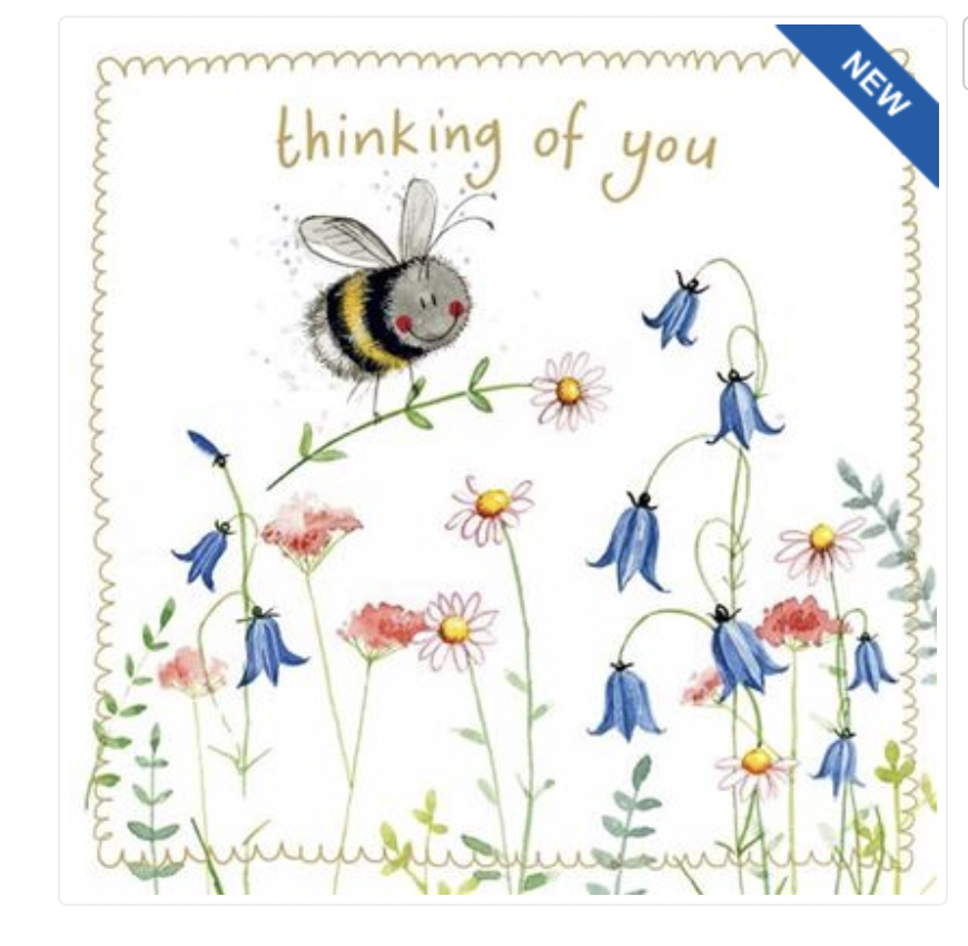 Busy Bees Card - Bee Thinking Of You