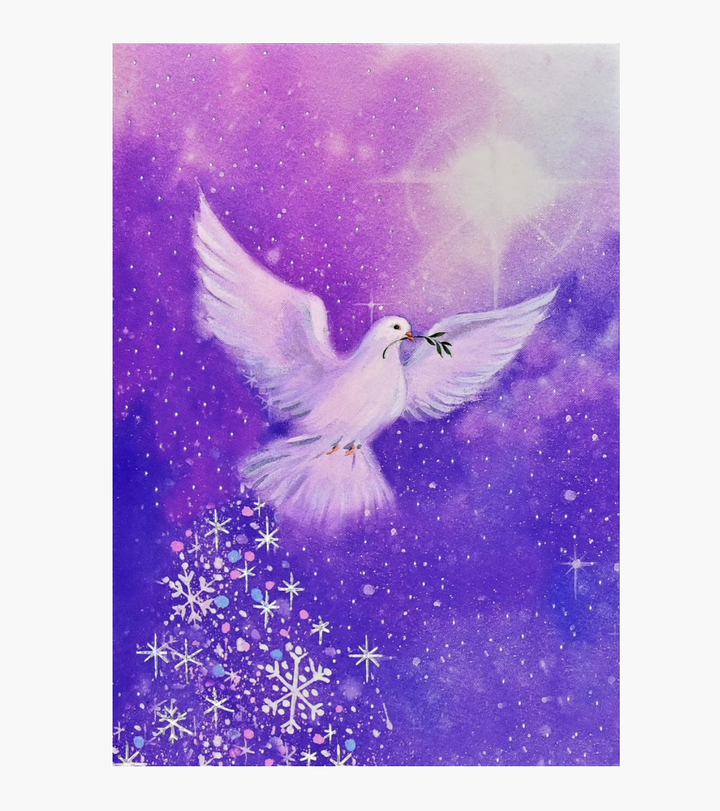Small Boxed Christmas Cards - Dove and Stardust
