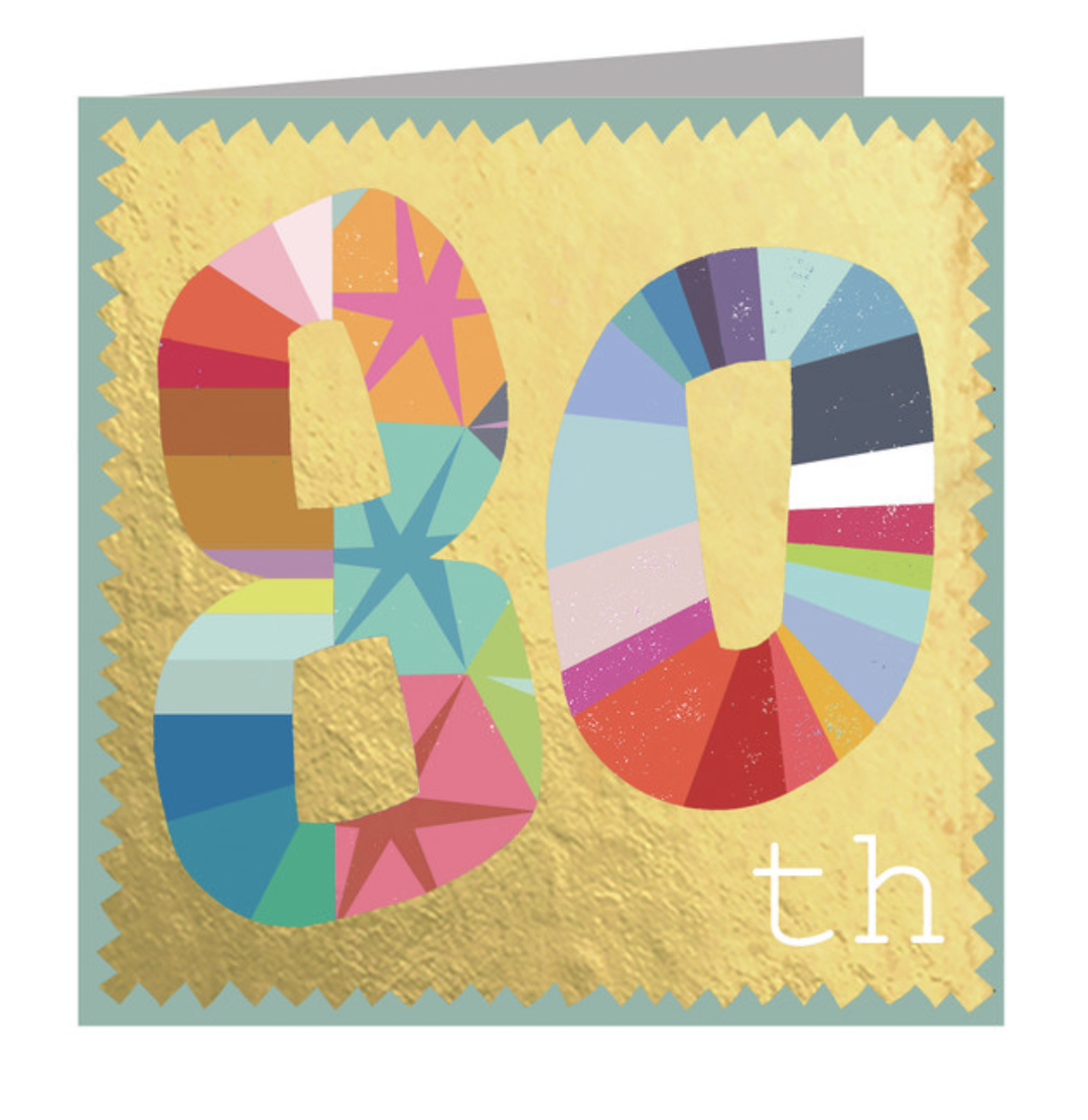 Kali Stileman Card - 80th Birthday