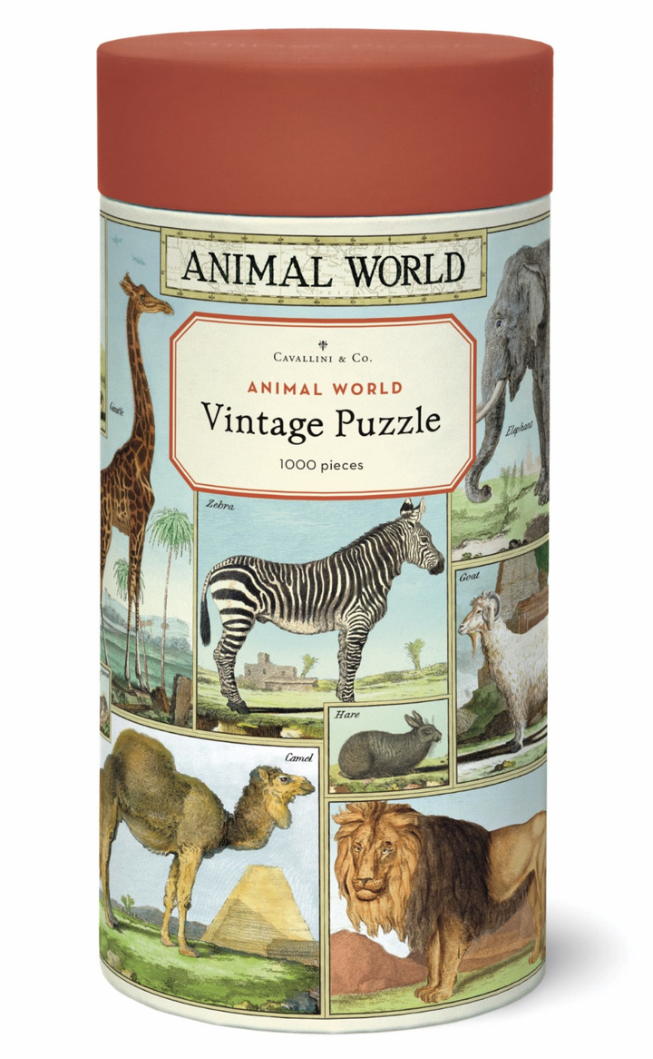 Cavallini & Co. 1000 Piece Puzzle - Animal World