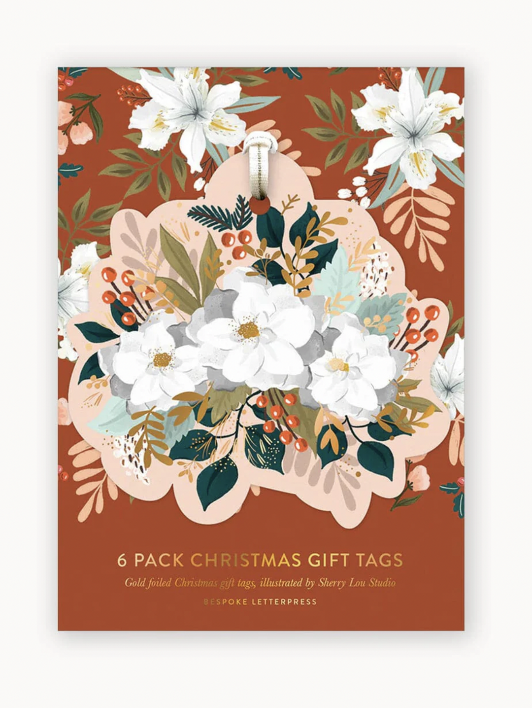 Christmas Gift Tags - Christmas Flower