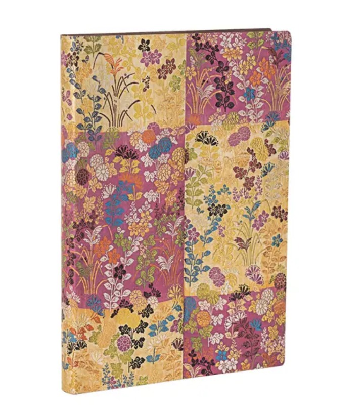 Softcover Journal - Kara-ori Pink, Japanese Kimono