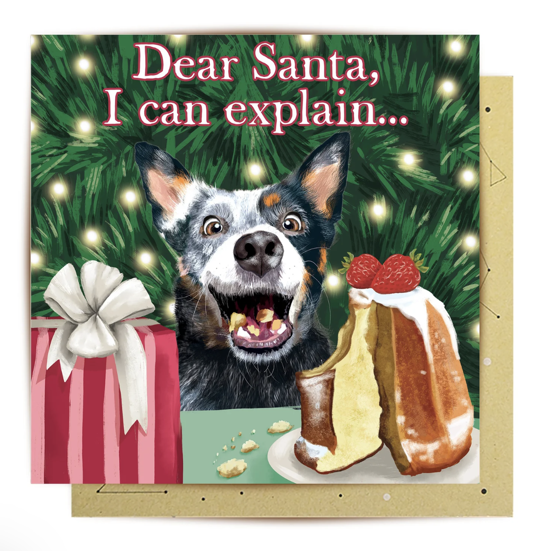 La La Land Christmas Card - Dear Santa I Can Explain