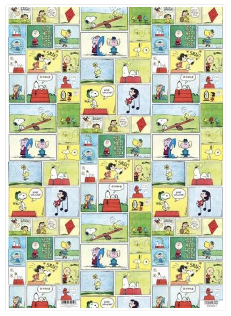 Comic Strip Flat Wrap - Peanuts