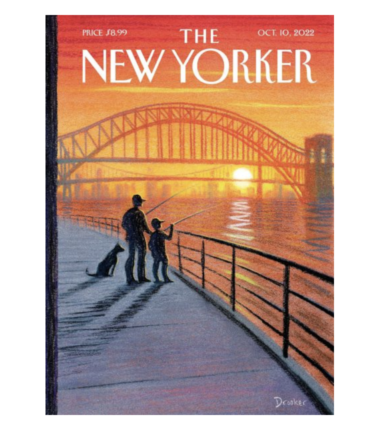 The New Yorker Card - Sunset Catch