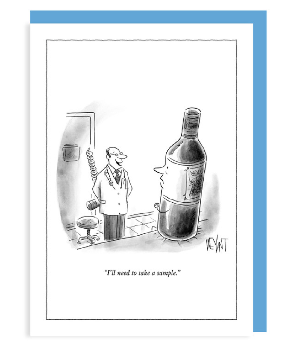 The New Yorker Card - Wine Sample