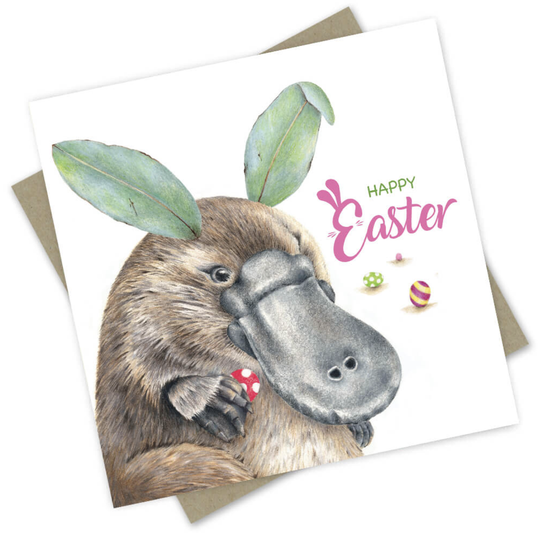 Easter Card - Platypus Easter