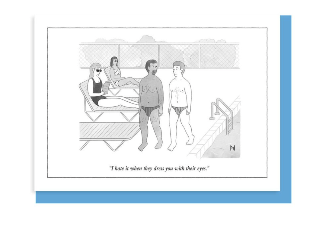 The New Yorker Card - Dress You With Their Eyes