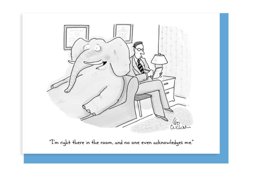 The New Yorker Card - Elephant In The Room