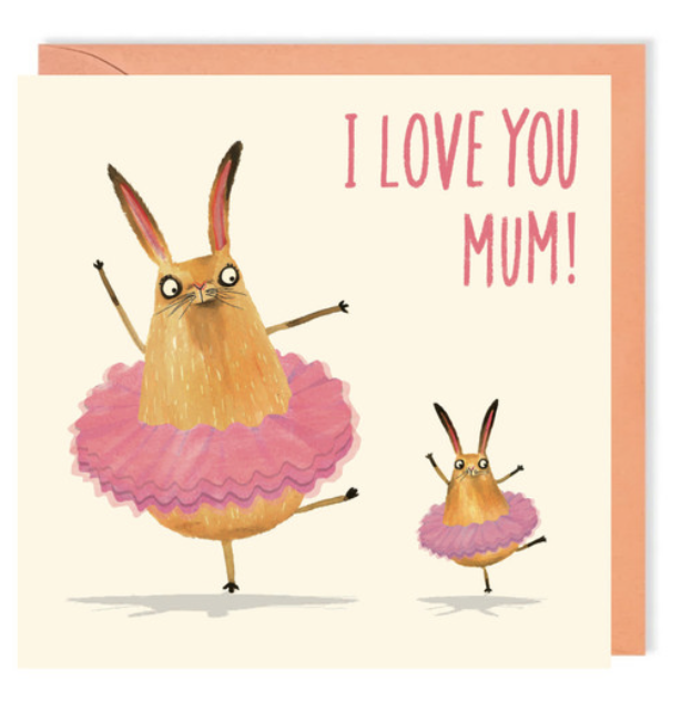 Charley Rabbit Card - Love You Mum Bunny